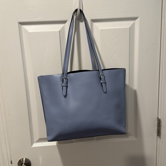 Coach Mollie Tote - Baby Blue & Silver - Picture 3 of 7